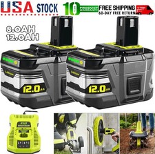 2X For RYOBI P108 18V 8.0AH 12.0Ah High Capacity Battery 18Volt Lithium-Ion