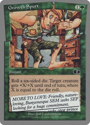 Growth Spurt UGL 61 NM Magic: The Gathering
