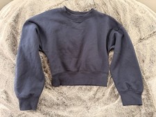Navy Blue Wild Fable Cropped Sweatshirt, Size XS