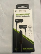 Pugs wireless earbuds black