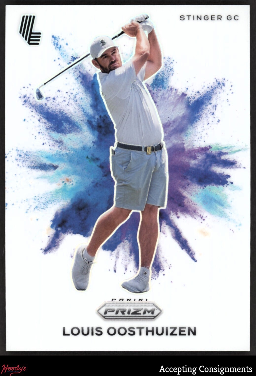 2024 Panini Prizm LIV Color Blast #7 Louis Oosthuizen SP