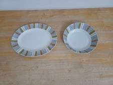 Midwinter Sienna 30cm Serving Plate & 21.5cm Bowl Vintage 60s/70s Jessie Tait