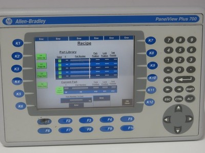 Allen Bradley 2711P-B7C4D8 PanelView Plus 700 Graphic Terminal Touch Screen 24V