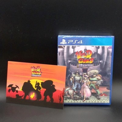 Wild Guns Reloaded 50(Card Postal)PS4 EN NewSealed STRICTLY LIMITED NATSUME Acti
