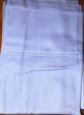 1 Pair Pillowcases KING Rest Brand 20x40 100 Cotton 450 TC Blue Washable