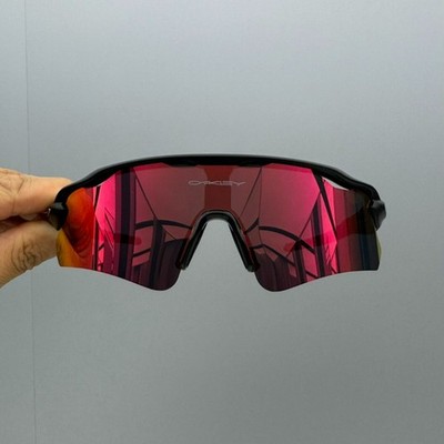 Oakley OO9208 Radar EV Path Lightweight Sunglasses Matte Black Frame Prizm Red L