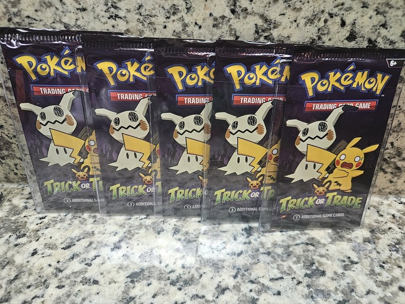 1 NEW SEALED PACK Pokemon TCG Trick or Trade 2023 Halloween Booster Pack 3 Cards
