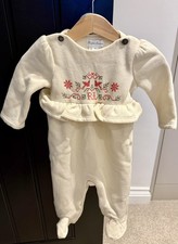BNIB Ralph Lauren Cream Baby Grow Size 6 Months with tags
