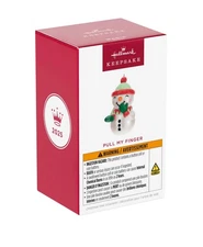 SOLD OUT!! 2025 HALLMARK KEEPSAKE ORNAMENT- PULL MY FINGER W/ MAGIC SOUND NIB