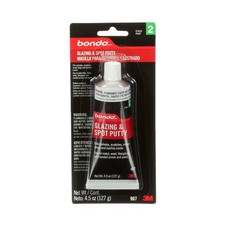 Bondo Glazing And Spot Putty Fills Pinholes Scratches Minor 1 Pack Red