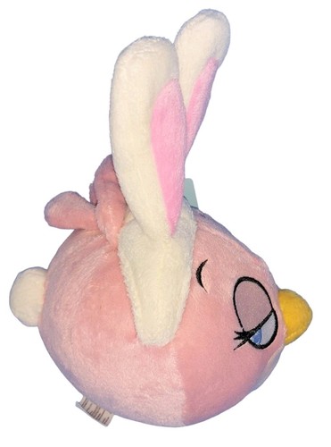 Angry Birds Seasons Holiday Stella Pink Bird 5” Easter Bunny Ears Plush - RARE - Picture 3 of 7