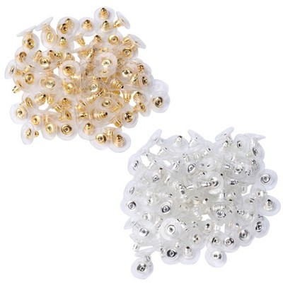 100Pcs Earring Back Safety Clutch with Pad Accessories New
