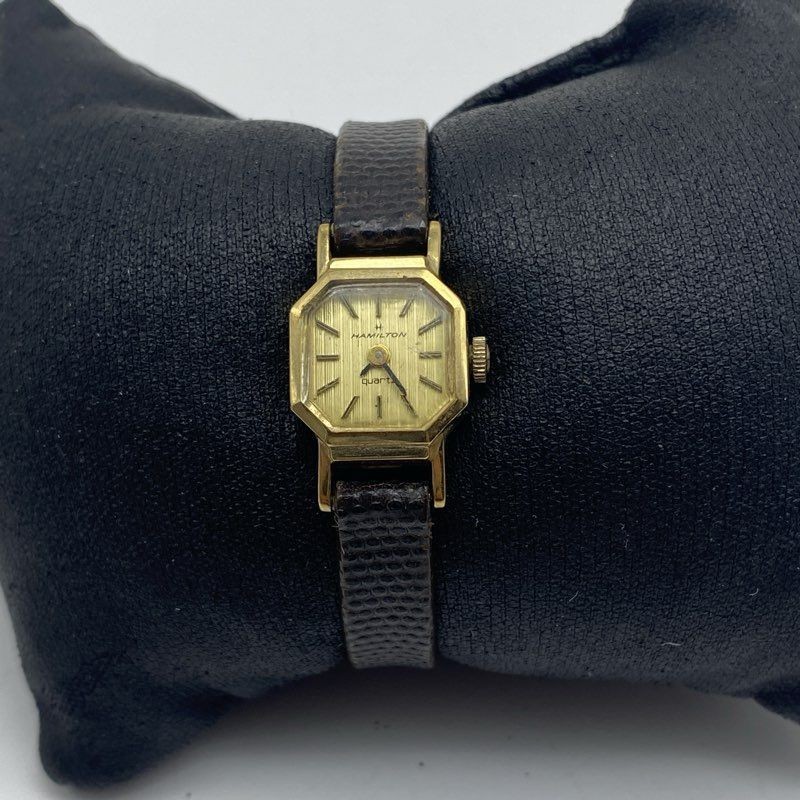 Women's Hamilton Stainless Steel & Gold Plated 14.3mm Watch 8.70g