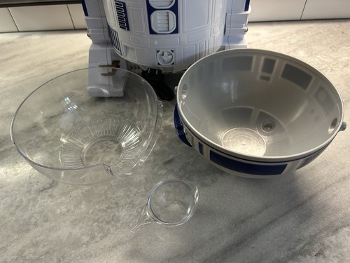 Máquina de palomitas de maíz Star Wars R2-D2 marcas extrañas apenas usada ¡funciona muy bien!! - Imagen 7 de 10