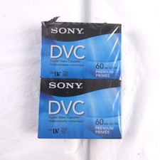 Sony DVC Mini-DV 60 2 Pack Premium Blank Tapes Digital Video Cassettes DVM60PRR