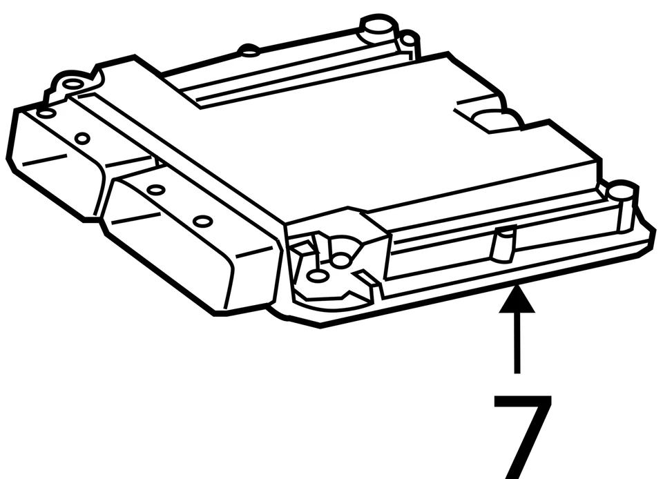 Engine ECM Electronic Control Module 3.2L Fits 11-12 AUDI Q5 2030333 Foto 4 de 4