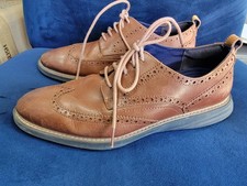 Cole Haan Zerogrand Wingtip Oxford Mens Size 10.5M British Tan Leather C26385