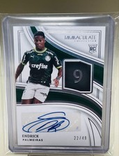 Endrick Brazil Soccer Rookie Card 2023 Panini Immaculate 22/49 Autograph