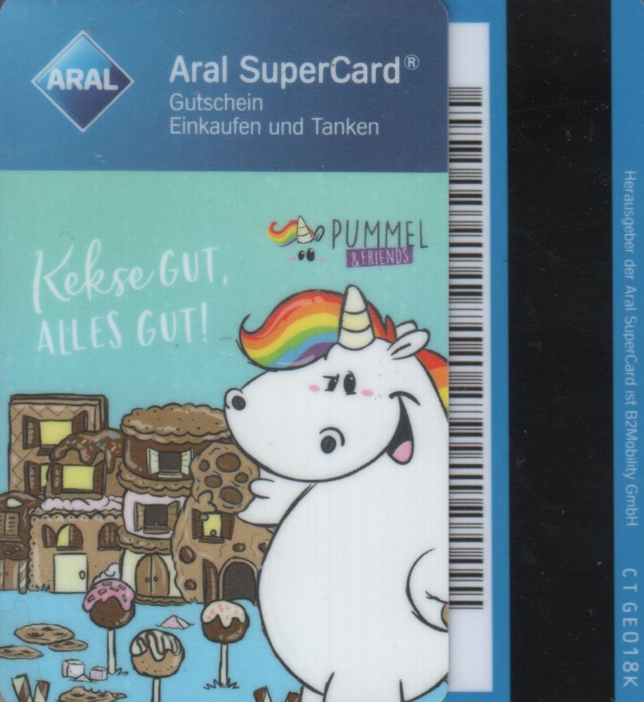 ARAL SuperCard CT GE018K Pummel & Friends Cookies Good All Good With Magnetic Strips