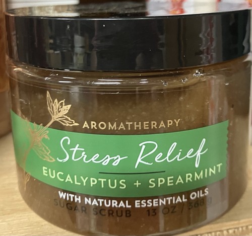 Bath Body Works Aromatherapy Stress Relief Eucalyptus Spearmint Body Scrub 9.5oz - Picture 2 of 2