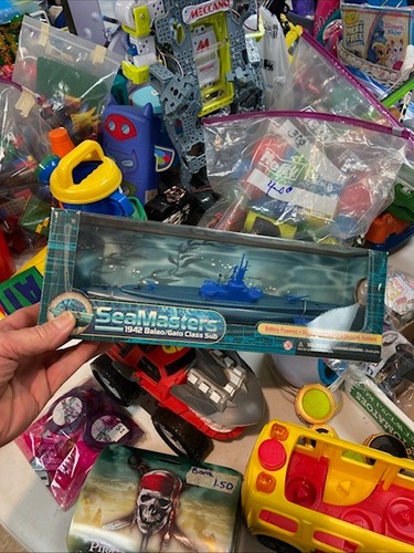 1942 Balao Gato Class Sub Masters Gray Blue Plastic Deep Sea Submarine Playset