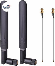 2 X 8Dbi Wifi RP-SMA Male Antenna 2.4Ghz 5.8Ghz Dual Band 2 X 15CM U.FL/IPEX to