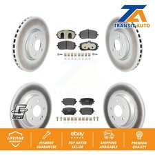 Coated Brake Rotor Semi-Metallic Pad Front Rear Kit For Mercedes-Benz GLB250 EQB