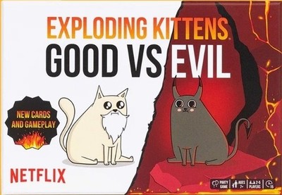 Exploding Kittens: Good vs Evil Netflix NEW & SEALED Age 7+ Card Game