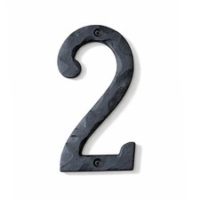 House Numbers for Outside, 5.5 inch Black Address Numbers for House - Number ...