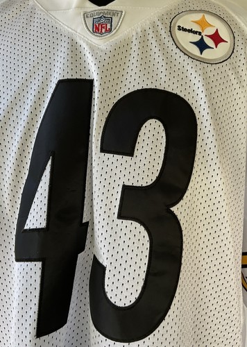 Reebok Pittsburgh Steelers Troy Polamalu Stitched Jersey Size 54 - Picture 6 of 9