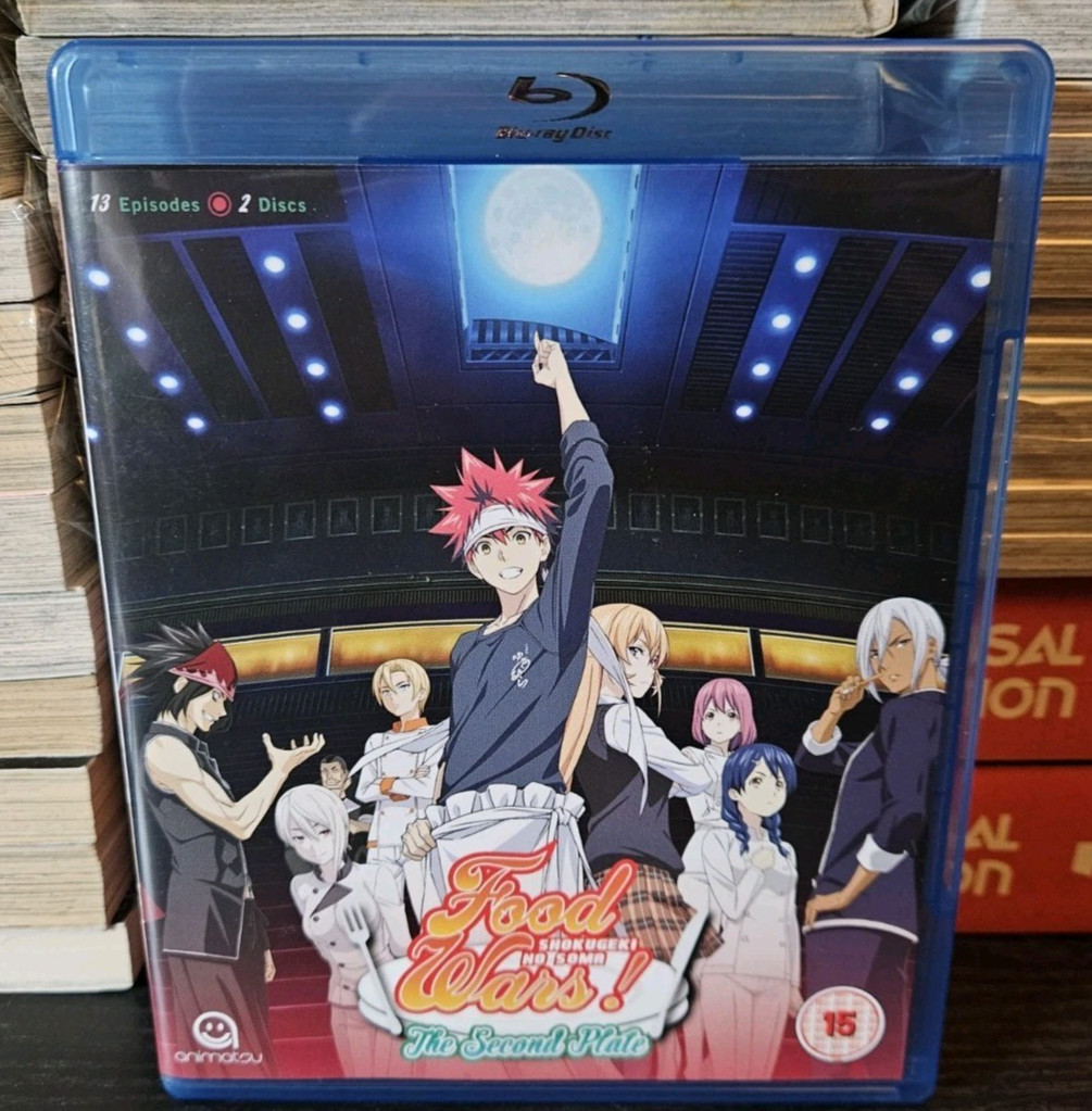 Blu-Ray Food Wars! The Second Plate Season 2 Anime Region B