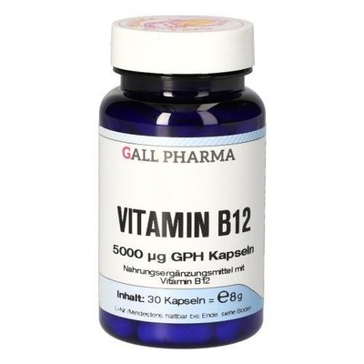 VITAMIN B12 5000 µg GPH Kapseln 30 ST