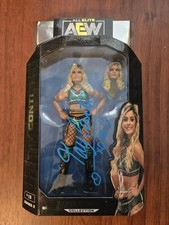 Autographed Tay Conti AEW Unmatched Series 2 Wrestling Action Figure signed