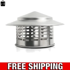 Weatherproof Chimney Cover 6.3 Inch - Secure & Efficient Exhaust Vent Solution
