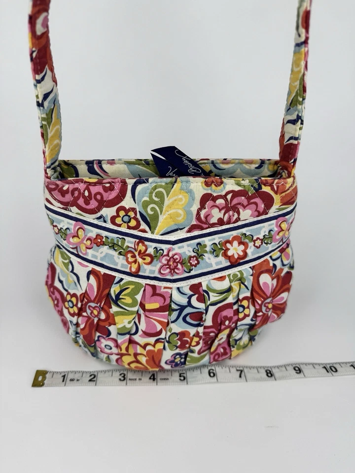 Bolso de mano Vera Bradley Hannah Petite Hope Garden acolchado floral retirado Y2K Foto 2 de 4