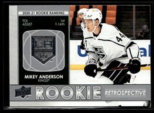 2021-22 Upper Deck Rookie Retrospective Mikey Anderson Los Angeles Kings #RR-3