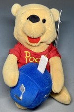 VTG Disney Store Winnie the Pooh Hanukkah w Dreidel 8" Bean Plush New w Tags