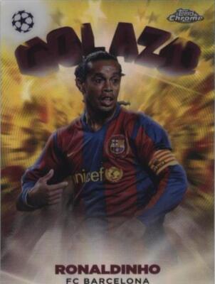 2022-23 Topps Chrome UEFA Club Competitions Ronaldinho #G-12 for