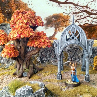 The Mines Elven Gazebo Fantasy Middleearth Tabletop Terrain
