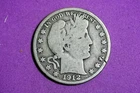 ESTATE FIND 1912 D Barber Half Dollar #M8762
