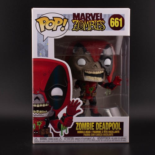 Funko Pop! Vinilo: Marvel - Zombie Deadpool #661 con protector - Imagen 1 de 6