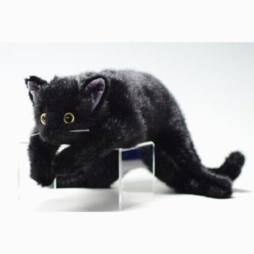 RARE Dousin Realistic Cat Plush doll Made In Japan Black Cat L 22.9in from JAPAN - Picture 3 of 4