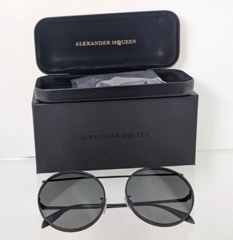 Brand New Authentic Alexander McQueen Sunglasses AM 0137 Black 002 