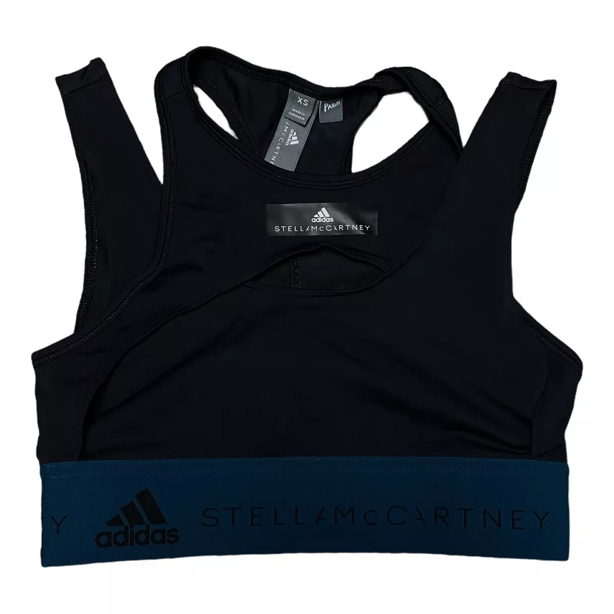 Adidas Stella McCartney Two Layers Tank Sport Top Bra Size XS Parley