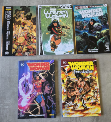 5x Wonder Woman Comics Softcover DC, Erde1, Future State, Infinite Frontier usw.