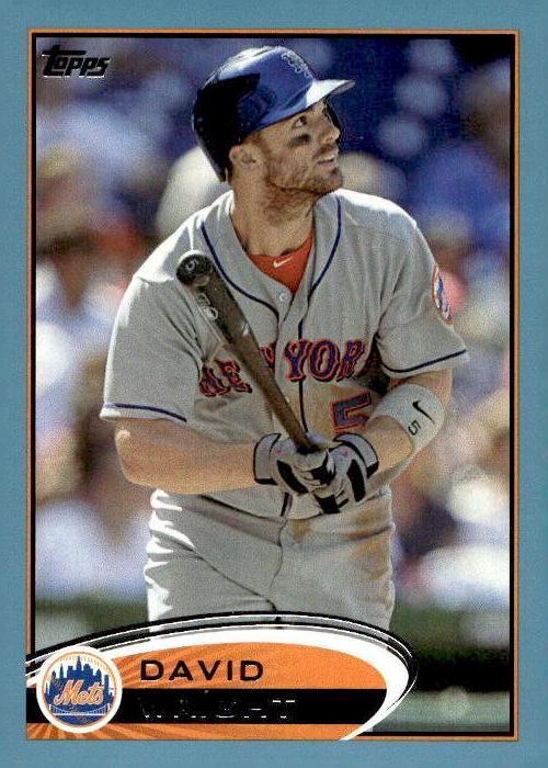 2012 Topps #240 David Wright Blue