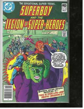 Superboy The Legion of Super-Heroes, 256, DC Comic Book, Lower Grade