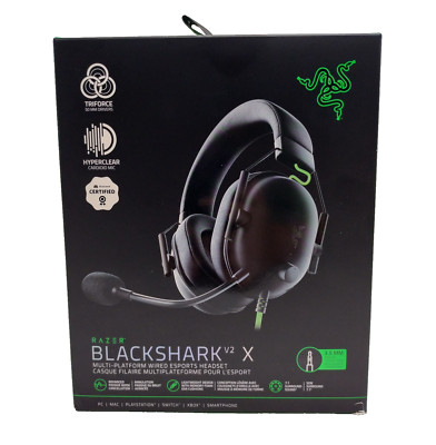 Razer BlackShark V2 X Multi-Platform Wired Esports Gaming Headset - New Sealed