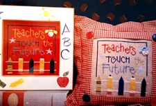 Teachers Touch the Future - Pencils and Crayons - Cross Stitch Chart