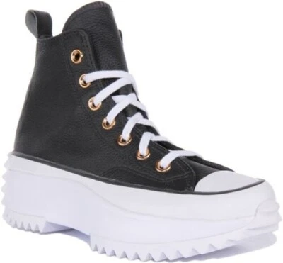 Baskets Unisex Converse A04183C Run Star Hike Plateforme Noir Blanc UK 4 - 7 - Photo 1/4